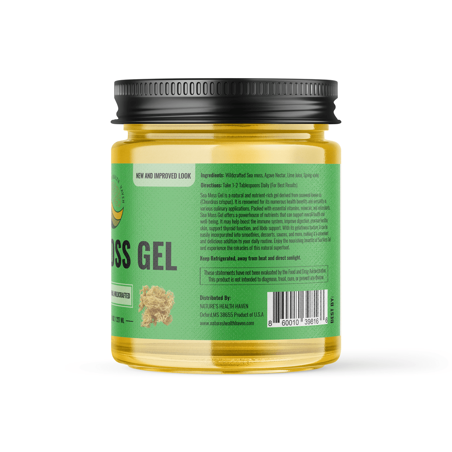 Organic Sea Moss Gel - Nature's Health Haven