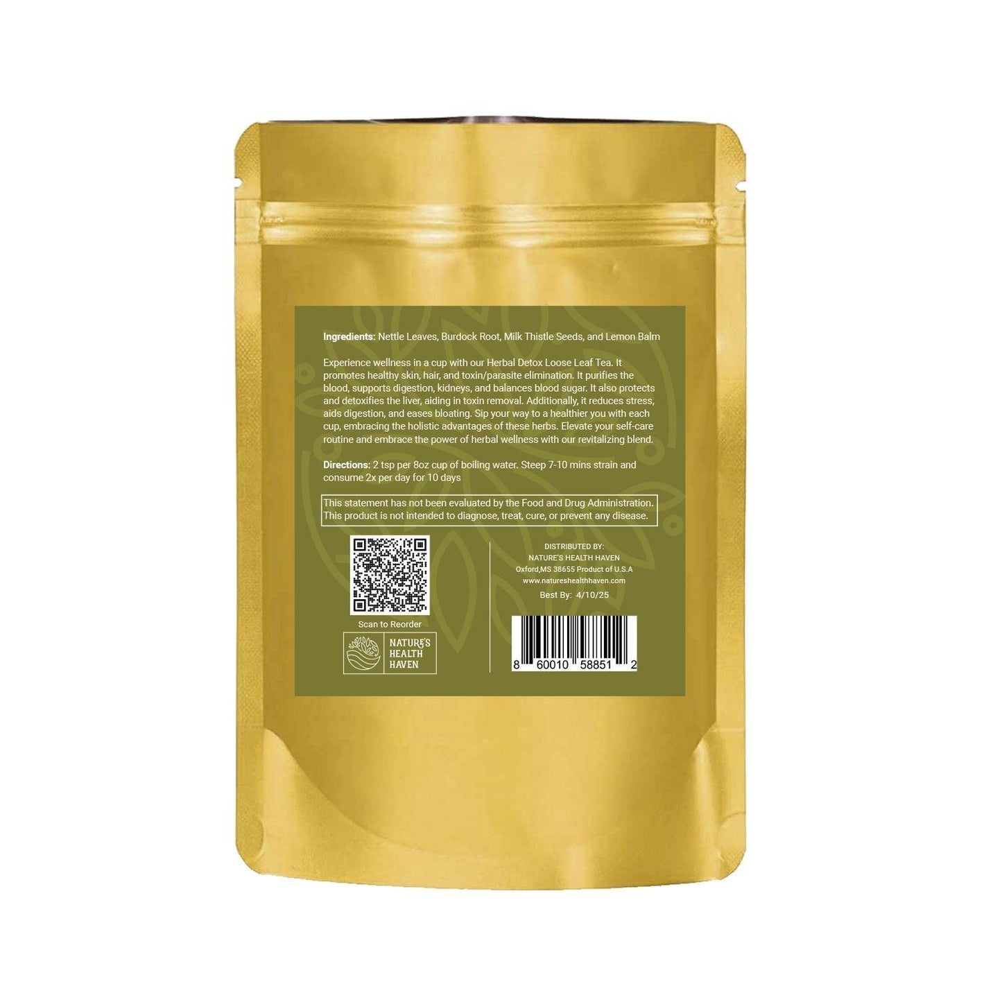 Herbal Detox Tea - Nature's Health Haven