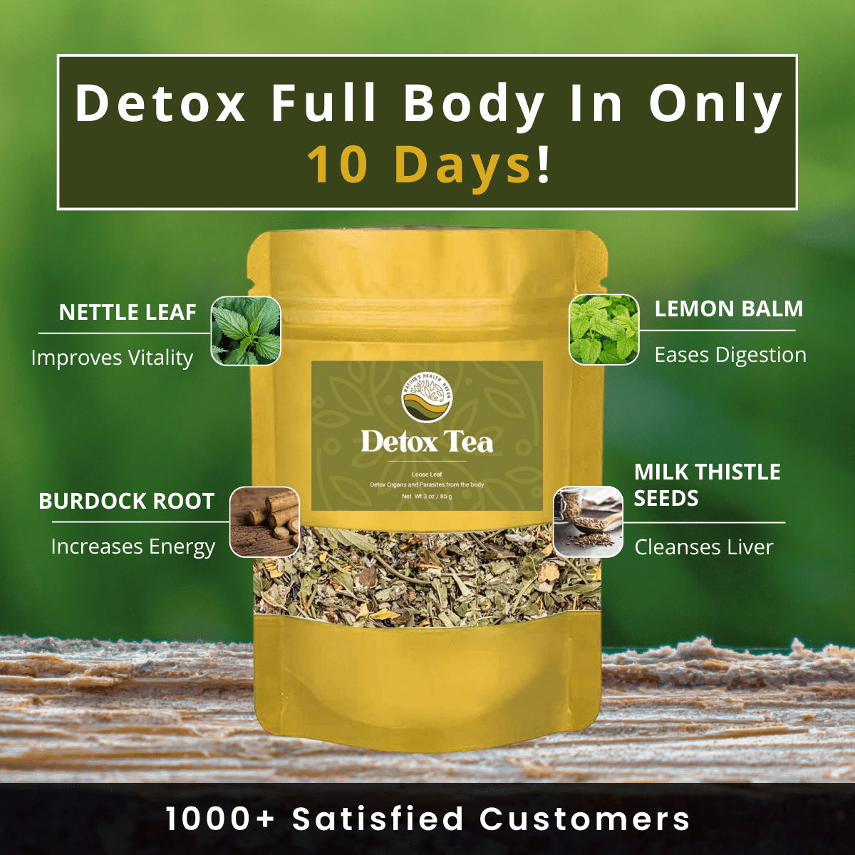 Herbal Detox Tea | Detoxify Toxins in 10 Days