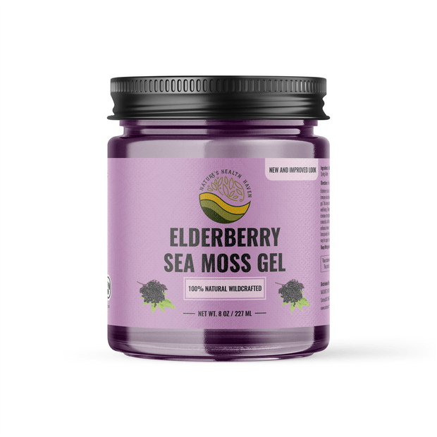 Organic Sea Moss Infused w/ Elderberry: A powerful immune boosting combination - Nature's Health Haven