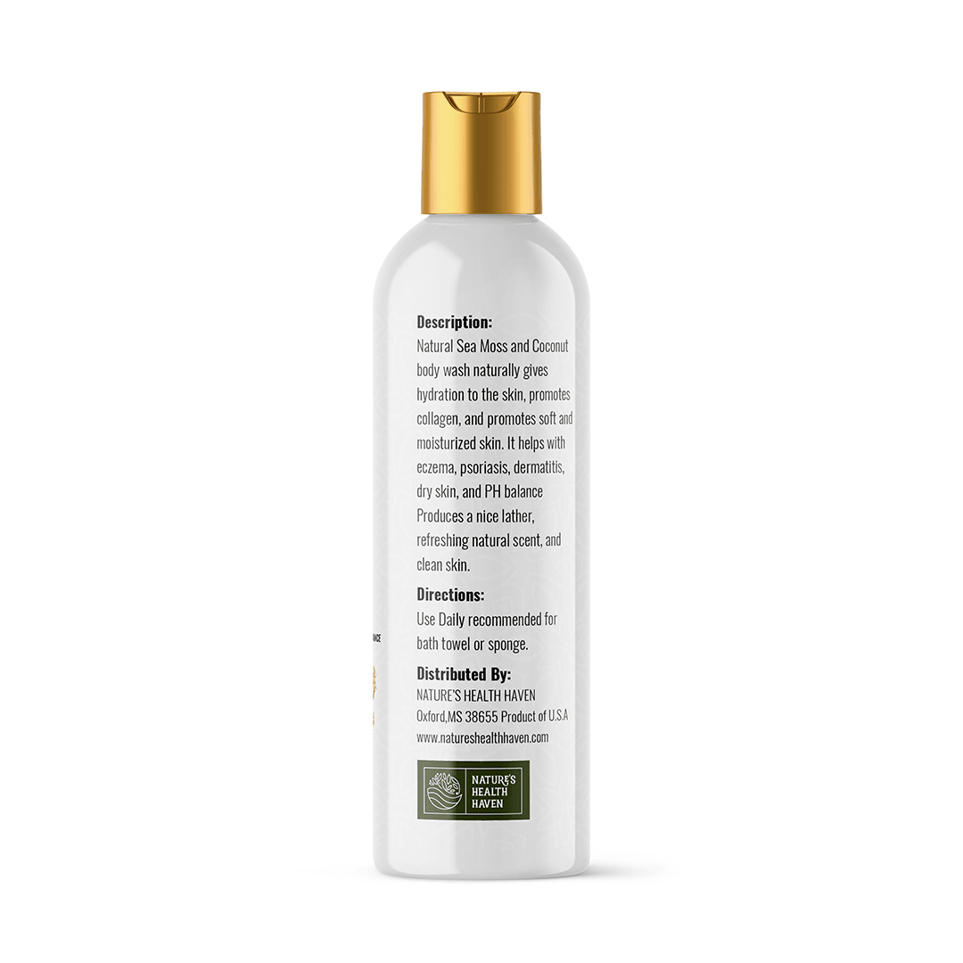 Sea Moss and Coconut Body wash: A luxurious and nourishing experience - Nature's Health Haven
